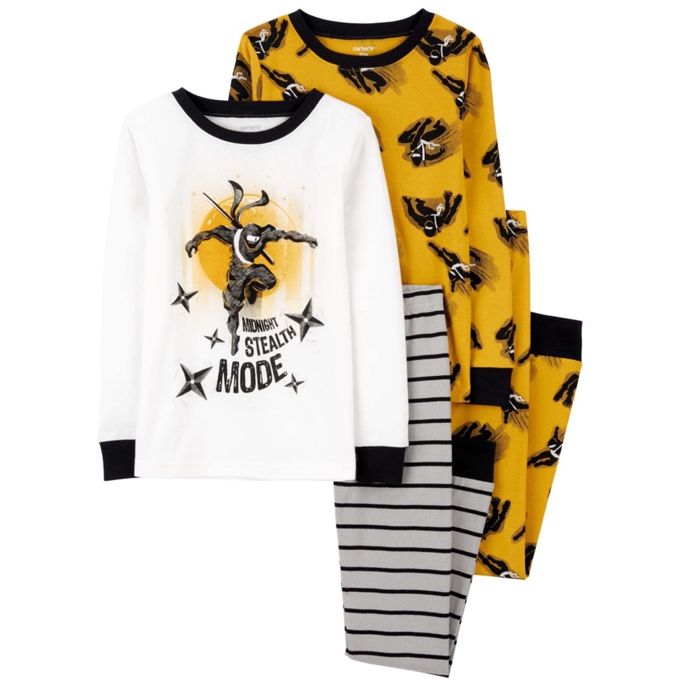 Carter’s Boys Ninja Stealth Shirt and Pants Pajamas